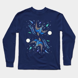 Swallows in the Stars Long Sleeve T-Shirt